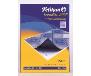 Pelikan 205 HandFilm Mavi Plastik Karbon (100'Lü)