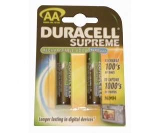 Duracell AA 2'Li Rechargeable Pil 